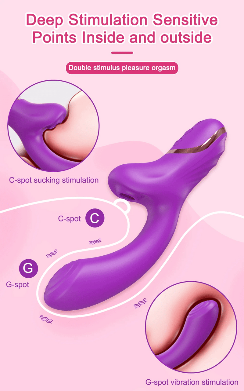 Vibrador Feminino 20 Velocidades Estimulador Clitóris & Ponto G Masturbador Brinquedo Sexual Erótico