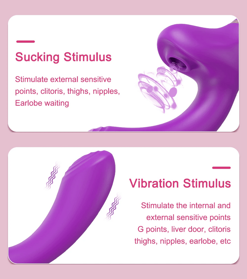 Vibrador Feminino 20 Velocidades Estimulador Clitóris & Ponto G Masturbador Brinquedo Sexual Erótico