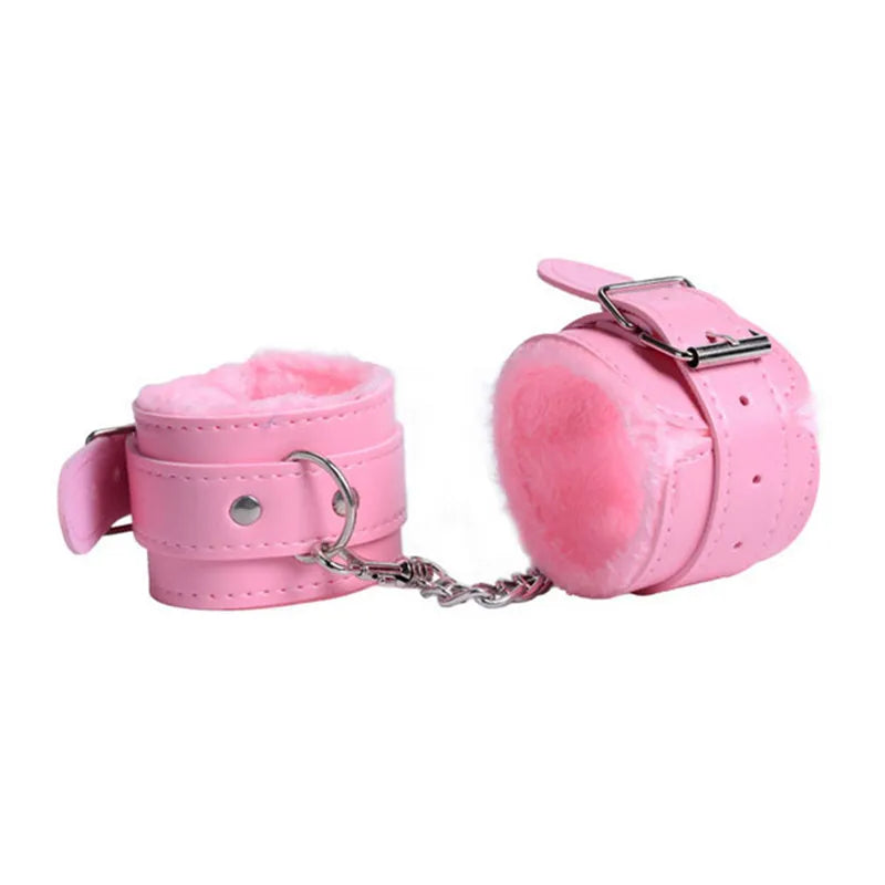 Brinquedos sexuais para casal mulheres adultos jogos sem vibradores para mulheres algemas eróticas tornozelo punhos chicote bdsm bondage restrições escravo