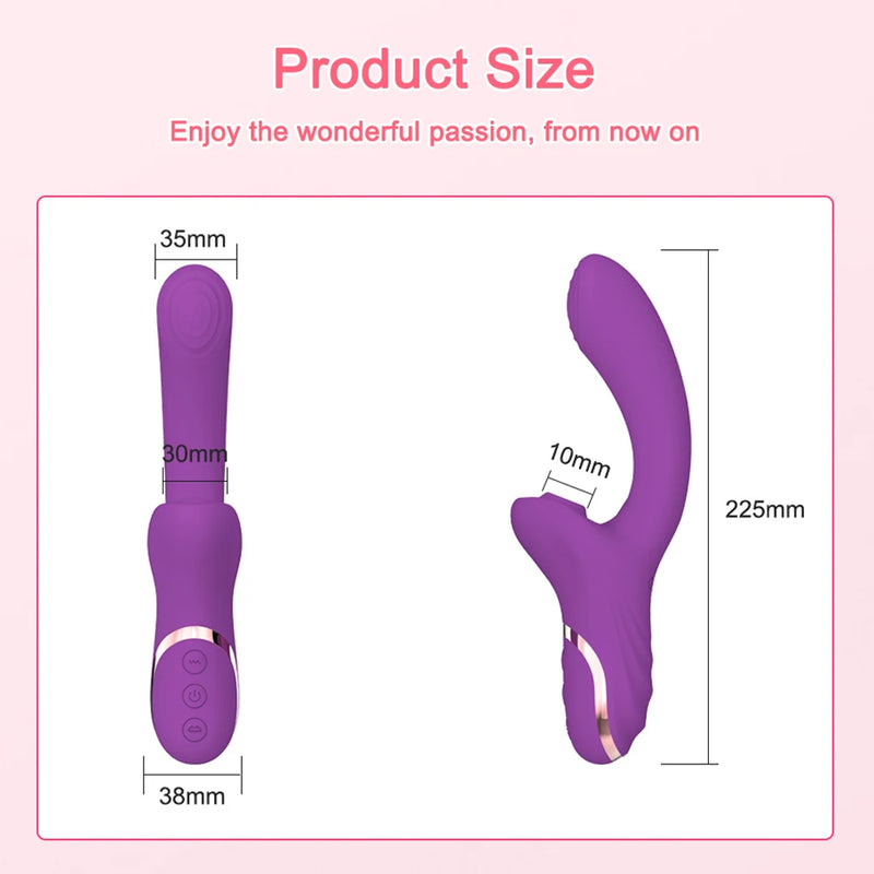 Vibrador Feminino 20 Velocidades Estimulador Clitóris & Ponto G Masturbador Brinquedo Sexual Erótico